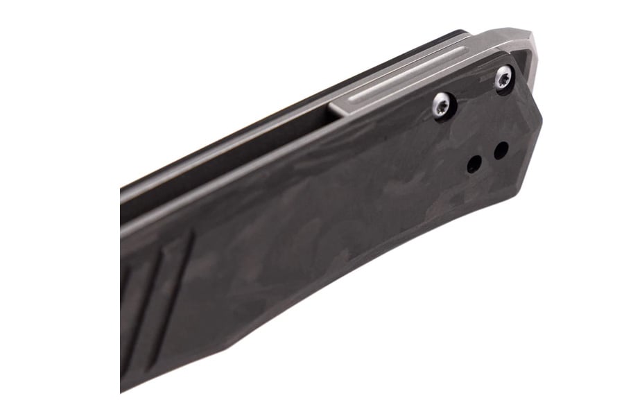 Tekto Knives F1 Alpha Folding Pocket Knife with Forged Carbon Handle